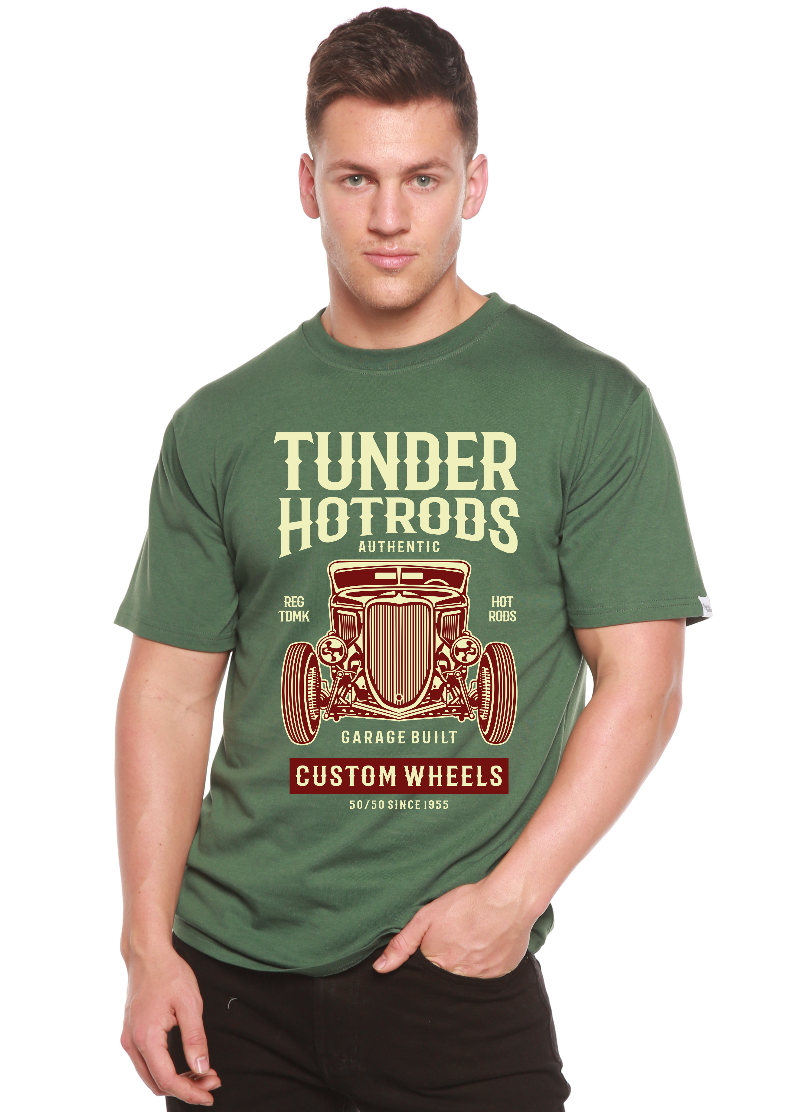 Thunder Hot Spun Bamboo® Men's Bamboo Viscose/Organic Cotton Short Sleeve Graphic T-Shirt
