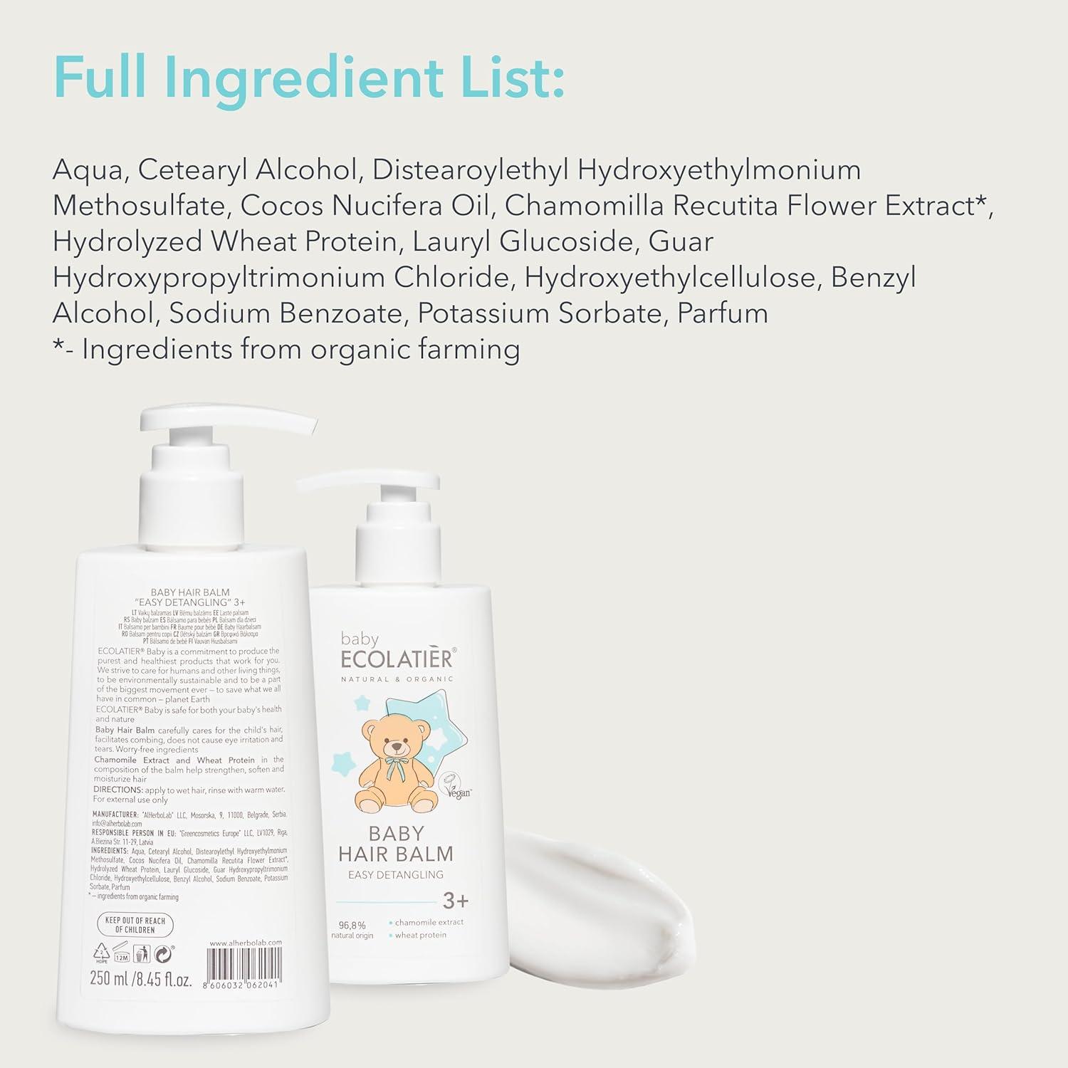 x-Baby Hair Balm Easy Detangling 3+ 250 ml